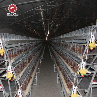 3 Tiers 4 Tiers Layer Chicken Battery Cage In Poultry Farm A Type