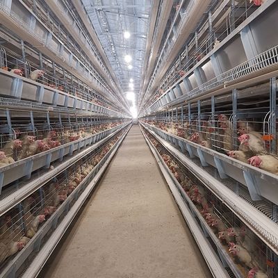 Turnkey H-Type Layer House Equipment and Multi-Tier Battery Cages