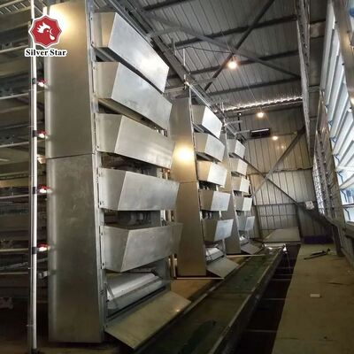 Full Automatic H-Type Layer Chicken Cage with Hot Dip Galvanized Drinkers and Feeders for Poultry Farm